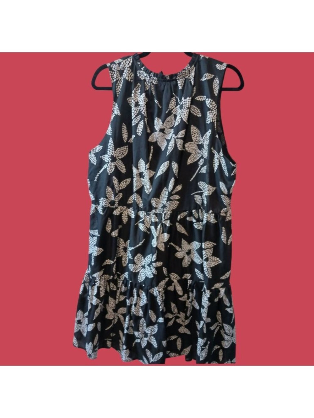 Steve Madden Sunny Disposition Babydoll Dress In Faded Blk XXLarge - Picture 4 of 9